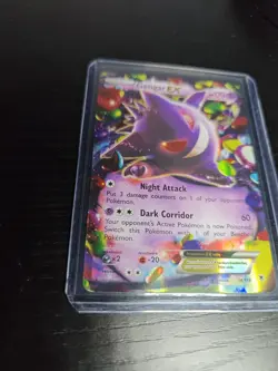 Gengar EX 34/119 (NM) - 2014 XY Phantom Forces - Ultra Rare Holo Pokemon TCG - Image 2