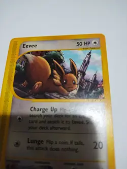 Mint/Nm Pokemon Eevee Aquapolis 75/147 e-Reader Non-Holo - Image 3