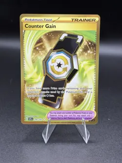 Counter Gain 249/191-Pokemon TCG-SV08: Surging Sparks-Hyper Rare Holo-NM - Image 1