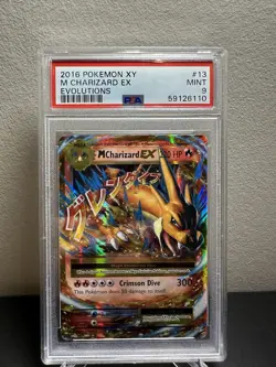 M Charizard EX #13/108 PSA 9 MINT 2016 Pokemon XY Evolutions - Image 1