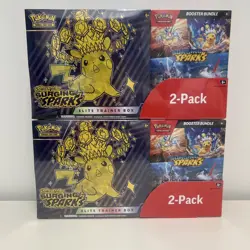 Pokemon Surging Sparks Elite Trainer Box/Booster Bundle Costco 2-Pack (LOT OF 2) - Image 1
