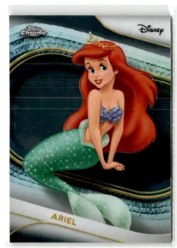 2025 Topps Chrome Disney The Little Mermaid Ariel #58 - Image 1