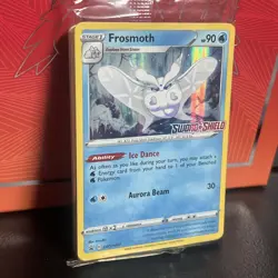 Frosmoth NM Prerelease SWSH007 Sword & Shield Black Star Promo Pokemon TCG Holo - Image 2