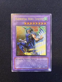 Elemental Hero Tempest Ultimate Rare (UTR) EEN-EN034 - Image 1