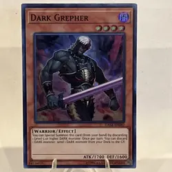 Yu-Gi-Oh TCG Dark Grepher DASA-EN042 Super Unlimited Edition Near Mint Condition - Image 1