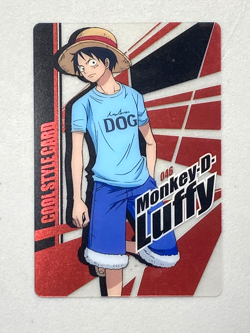 Monkey D Luffy - 046 - One Piece Morinaga Cool Style Card Clear Plastic - Image 1