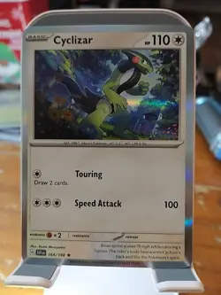 Pokemon TCG Cyclizar Reverse Holo Card 164/198 Scarlet & Violet Base Set - Image 1