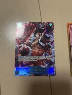 One Piece Trading Card Luffy Super Parallel Used - Image 3