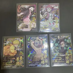 Demon Slayer Stained Glass Card Holo Foil Trading - Image 1