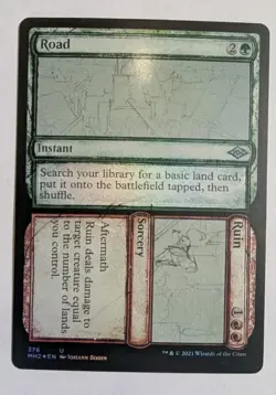 Road Ruin (Showcase) Modern Horizons 2 Foil - MTG - Image 1
