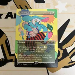 MTG Generous Gift Secret Lair Borderless English Trading - Image 1