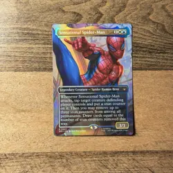2025 MTG Marvel's Spider-Man Sensational Spider-Man (Borderless Foil) SP - Image 1