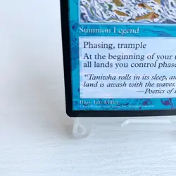 MTG Taniwha Mirage 1996 Rare Legend Card Blue Creature Ian Miller Magic Japan - Image 4