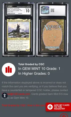 MTG Rin and Seri, Inseparable Secret Lair Commander Deck (1910) CGC 10 Pop 1 🔥 - Image 2