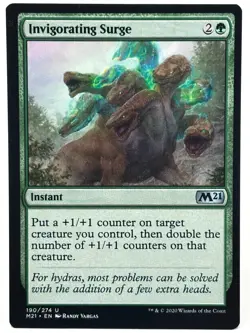 Invigorating Surge NM/M* Core Set 2021 M21 ENGLISH 190/274 mtg -UnltdCards - Image 1