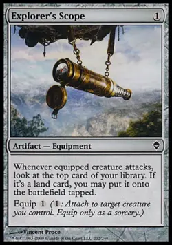Explorer's Scope - Light Play MTG Zendikar - Image 1