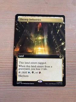 Oscorp Industries - 282 - MTG: Marvel’s Spider-Man - Extended Art - Rare - Image 1