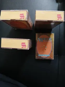 MAGIC THE GATHERING MTG EMPTY REVISED STARTER DECK BOX LOT X3 RULES BOOK USED - Image 3