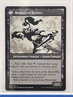 Life Of Toshiro Umezawa Kamigawa: Neon Of Dynasty- MTG- Near Mint - Image 2