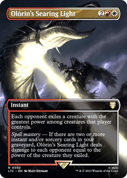 MTG Olorin's Searing Light 503 Rare Foil The Lord of the Rings Commander - Image 1