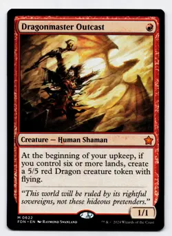 Dragonmaster Outcast [0622] FDN Mythic Non-Foil [MTG Card English] - Image 1