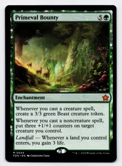 Primeval Bounty [0644] FDN Mythic Non-Foil [MTG Card English] - Image 1