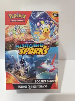 New Pokemon Scarlet & Violet - Surging Sparks Booster Bundle (6 Packs) Sealed - Image 1