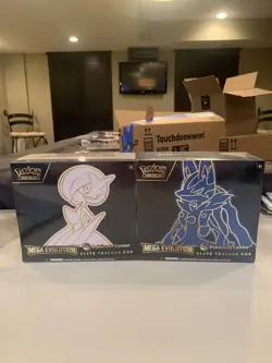 Pokemon Center Mega Evolution Gardevoir & Lucario ETB Elite Trainer Box Set of 2 - Image 1