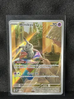 Pokemon TCG - Mimikyu SVP 075 Scarlet & Violet Black Star Promo Paldean Fates NM - Image 1