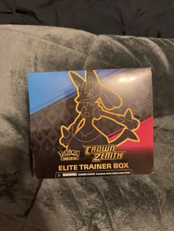 Pokemon 2023 TCG Crown Zenith Elite Trainer Box Factory Sealed - Image 1