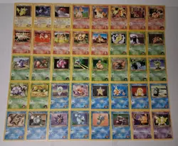 Vtg Pokemon Gym Heros Gym Challenge Set Lot 83 Cards LP-MP - Image 1