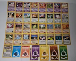 Vtg Pokemon Gym Heros Gym Challenge Set Lot 83 Cards LP-MP - Image 2