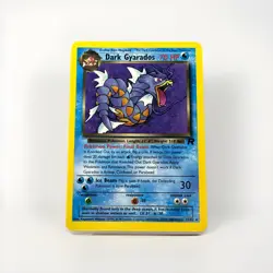 Pokemon TCG Dark Gyarados 25/82 Team Rocket Vintage Non Holo WOTC 1999-2000 - Image 1