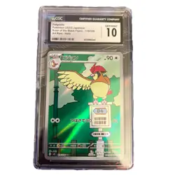 Pidgeotto 119/108 CGC 10 GEM MINT Ruler of the Black Flame Japanese 2023 Pokemon - Image 1