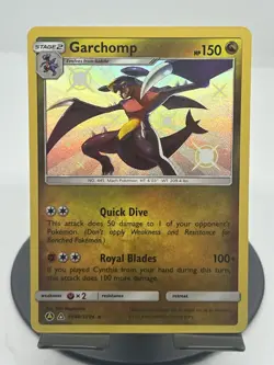 Pokemon TCG Garchomp SV40/SV94 Hidden Fates: Shiny Vault Holo Rare NM - Image 1
