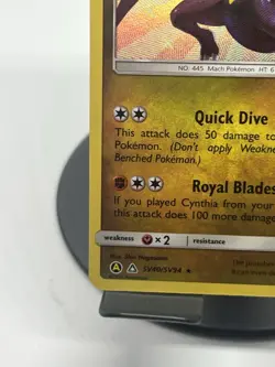 Pokemon TCG Garchomp SV40/SV94 Hidden Fates: Shiny Vault Holo Rare NM - Image 5