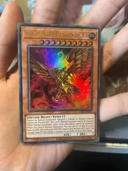 LED7-EN000 The Winged Dragon of Ra - Ultra Rare 1st Edition Near Mint YuGiOh - Image 2