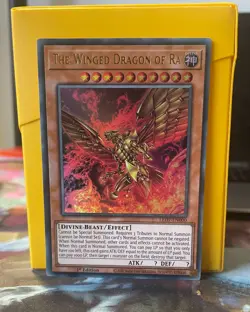 LED7-EN000 The Winged Dragon of Ra - Ultra Rare 1st Edition Near Mint YuGiOh - Image 3