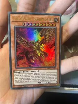 LED7-EN000 The Winged Dragon of Ra - Ultra Rare 1st Edition Near Mint YuGiOh - Image 4