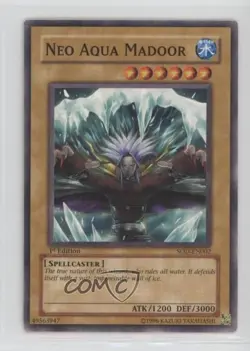 Neo Aqua Madoor 1st Ed. YuGiOh Soul of the Duelist #SOD-EN002 2004 - Image 1