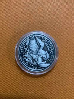 YuGiOh Dark Magician YCS Pre-Registration Coin Official Silver - Image 1