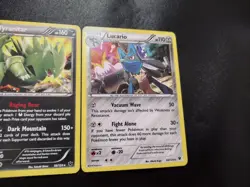 Tyranitar 56/124 & Lucario 63/124 Fates Collide Cosmos Holo Pokemon Card Set NM - Image 3
