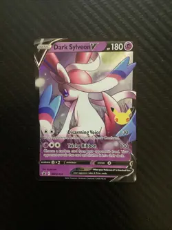 Dark Sylveon V SWSH134 SWSH: Sword & Shield Promo Cards Holo NM - Image 1