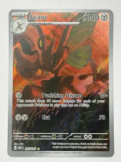 Pokemon Card TCG - Scizor 205/197 Illustration Rare Obsidian Flames Near Mint - Image 1