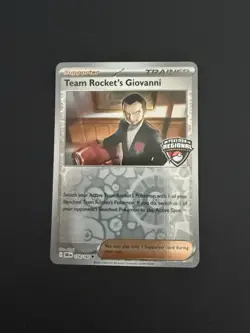 Team Rocket's Giovanni Pokemon Regional Championships Promo Card - Image 1