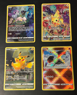 Pokemon Crown Zenith Rare Lot of (4) Cards [Mew GG10/GG70 / Pikachu 160/159] - Image 1