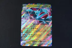 Salamence ex 114/159 Holo Shiny Pokemon TCG Card Journey Together 2025 NEAR MINT - Image 3