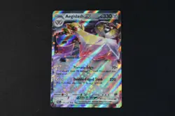 Aegislash ex 135/182 Holo Shiny Pokemon TCG Card Paradox Rift 2023 NEAR MINT - Image 1