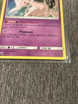 2019 Mew Promo SM215 Pokemon Sun & Moon Holo Rare Card LP-NM - Image 3