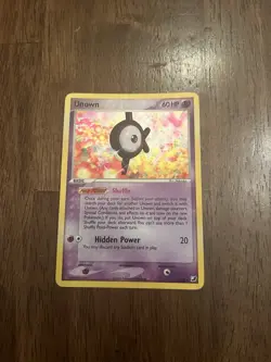 Unown K/28 Pokemon Tcg Unseen Forces Holo LP Card W/ Toploader - Image 1